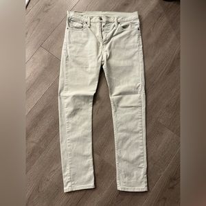 Levi’s 510 men’s light gray skinny jeans - 32/30